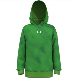 UNDER ARMOUR - BOYS RIVAL FLEECE PRINTED HD HOODIE Youth Large
